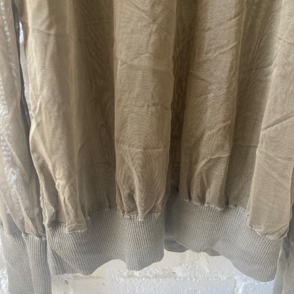 LIKE NEW~ WOLFORD TULLE PULLOVER TURTLENECK IN OLIVE GREEN~ XS - Picture 8 of 8